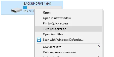 Cách thiết lập mã hóa toàn đĩa trên Windows với Bitlocker 4 Cách thiết lập mã hóa toàn đĩa trên Windows với Bitlocker