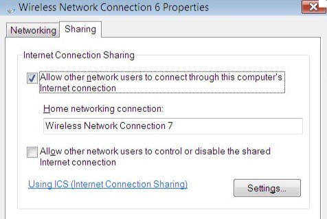 ICS windows 7
