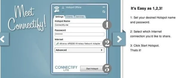 tạo điểm truy cập