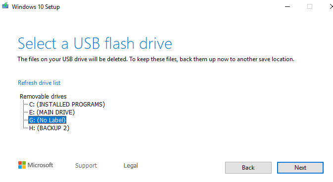 Cách tạo USB cài đặt Windows 10 16 Cách tạo USB cài đặt Windows 10