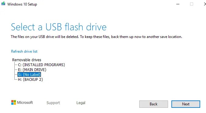 Cách tạo USB cài đặt Windows 10 16 Cách tạo USB cài đặt Windows 10