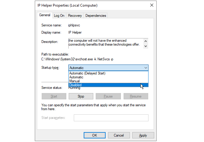 Iphlpsvc trong Windows 10 là gì (Và nó có an toàn không?) 4 Iphlpsvc trong Windows 10 là gì (Và nó có an toàn không?)