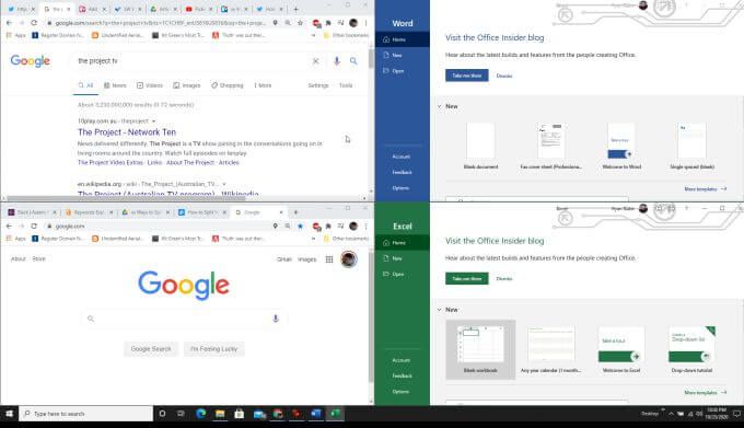 Cách chia đôi màn hình trong Windows 10 6 Cách chia đôi màn hình trong Windows 10
