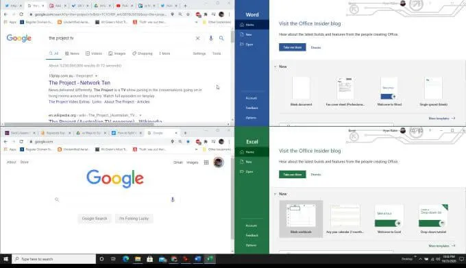 Cách chia đôi màn hình trong Windows 10 25 Cách chia đôi màn hình trong Windows 10