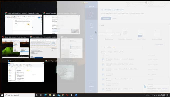 Cách chia đôi màn hình trong Windows 10 12 Cách chia đôi màn hình trong Windows 10