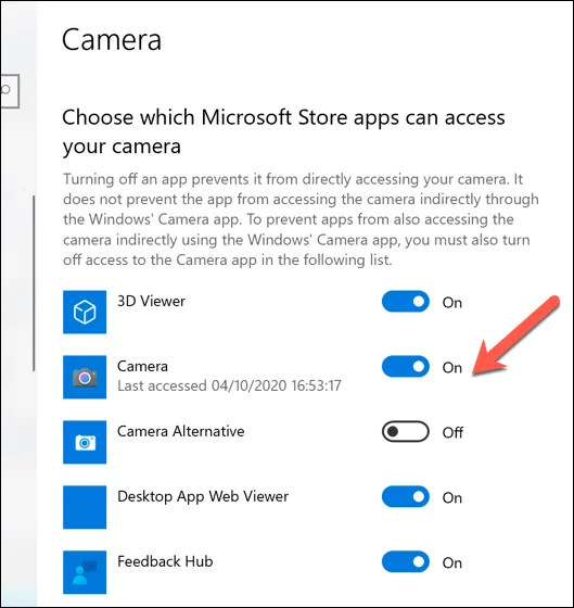 Máy ảnh Windows 10 không hoạt động? 6 cách để sửa chữa 16 Máy ảnh Windows 10 không hoạt động? 6 cách để sửa chữa