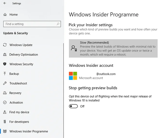 Cách kiểm tra các tính năng mới của Windows 10 với Windows Insider 24 Cách kiểm tra các tính năng mới của Windows 10 với Windows Insider