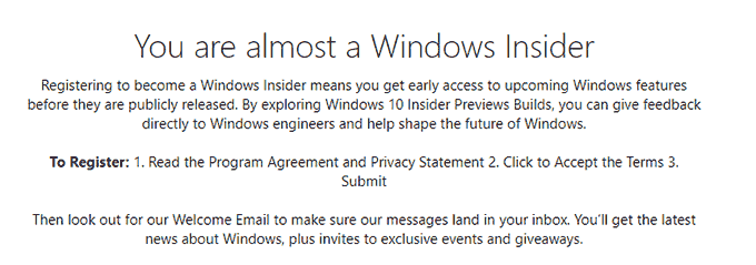 Cách kiểm tra các tính năng mới của Windows 10 với Windows Insider 2 Cách kiểm tra các tính năng mới của Windows 10 với Windows Insider