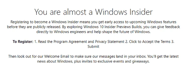 Cách kiểm tra các tính năng mới của Windows 10 với Windows Insider 2 Cách kiểm tra các tính năng mới của Windows 10 với Windows Insider