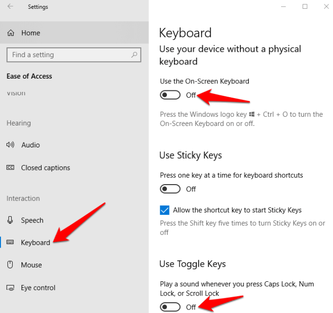Các tính năng trợ năng của Windows 10 dành cho người khuyết tật 16 Các tính năng trợ năng của Windows 10 dành cho người khuyết tật