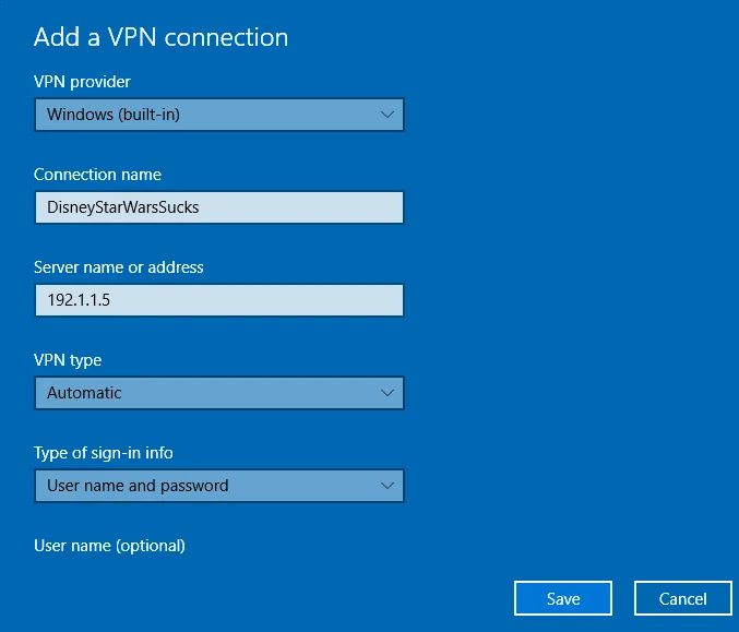 Cách thiết lập dịch vụ VPN tích hợp trong Windows 10 16 Cách thiết lập dịch vụ VPN tích hợp trong Windows 10
