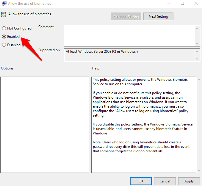 Cách sửa lỗi vân tay Windows Hello không hoạt động trong Windows 10 22 Cách sửa lỗi vân tay Windows Hello không hoạt động trong Windows 10