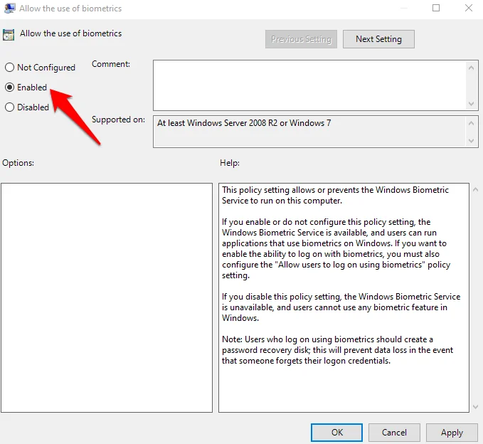 Cách sửa lỗi vân tay Windows Hello không hoạt động trong Windows 10 22 Cách sửa lỗi vân tay Windows Hello không hoạt động trong Windows 10