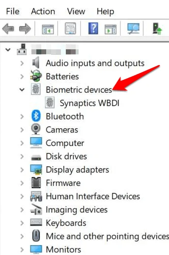 Cách sửa lỗi vân tay Windows Hello không hoạt động trong Windows 10 62 Cách sửa lỗi vân tay Windows Hello không hoạt động trong Windows 10