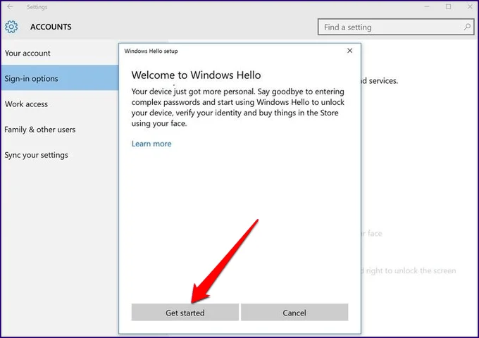 Cách sửa lỗi vân tay Windows Hello không hoạt động trong Windows 10 58 Cách sửa lỗi vân tay Windows Hello không hoạt động trong Windows 10