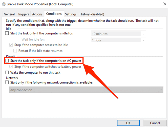 Cách tự động chuyển đổi chế độ sáng và tối trên Windows 10 18 Cách tự động chuyển đổi chế độ sáng và tối trên Windows 10