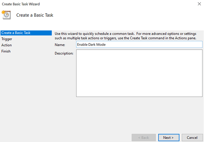Cách tự động chuyển đổi chế độ sáng và tối trên Windows 10 6 Cách tự động chuyển đổi chế độ sáng và tối trên Windows 10