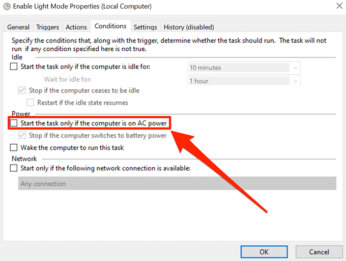 Cách tự động chuyển đổi chế độ sáng và tối trên Windows 10 32 Cách tự động chuyển đổi chế độ sáng và tối trên Windows 10