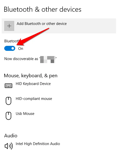 Cách bật Bluetooth trên Windows 10 18 Cách bật Bluetooth trên Windows 10