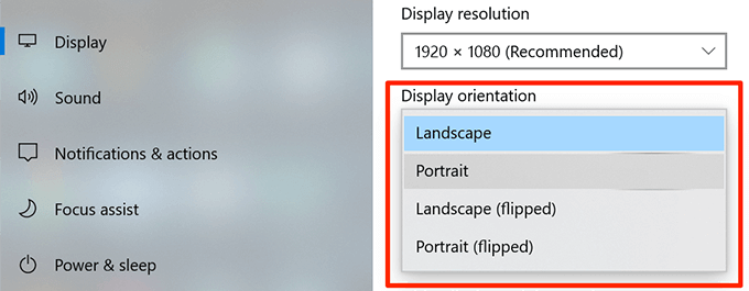 Cách xoay màn hình trong Windows 10 6 Cách xoay màn hình trong Windows 10