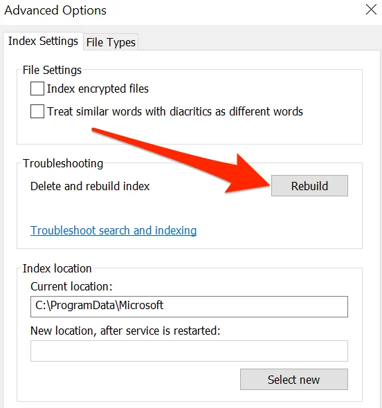 Tìm kiếm trên Windows 10 không hoạt động? 6 Mẹo khắc phục sự cố cần thử 67 Tìm kiếm trên Windows 10 không hoạt động? 6 Mẹo khắc phục sự cố cần thử