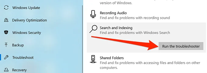 Tìm kiếm trên Windows 10 không hoạt động? 6 Mẹo khắc phục sự cố cần thử 75 Tìm kiếm trên Windows 10 không hoạt động? 6 Mẹo khắc phục sự cố cần thử