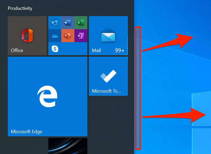 10 cách để tùy chỉnh menu bắt đầu Windows 10 của bạn 2 10 cách để tùy chỉnh menu bắt đầu Windows 10 của bạn