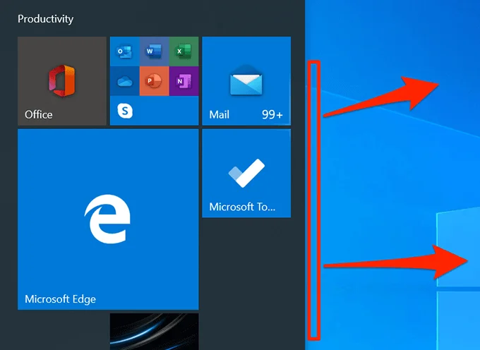10 cách để tùy chỉnh menu bắt đầu Windows 10 của bạn 2 10 cách để tùy chỉnh menu bắt đầu Windows 10 của bạn