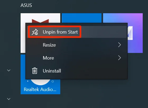 10 cách để tùy chỉnh menu bắt đầu Windows 10 của bạn 6 10 cách để tùy chỉnh menu bắt đầu Windows 10 của bạn