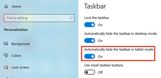 Cách ẩn thanh tác vụ trong Windows 10 10 Cách ẩn thanh tác vụ trong Windows 10