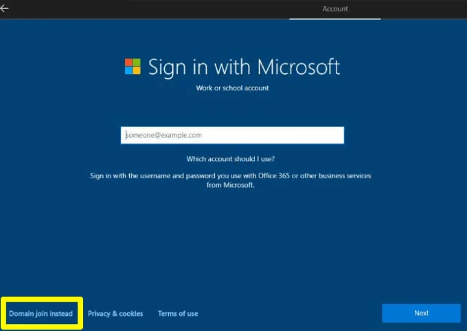 Cách thiết lập Windows 10 mà không cần tài khoản Microsoft 8 Cách thiết lập Windows 10 mà không cần tài khoản Microsoft