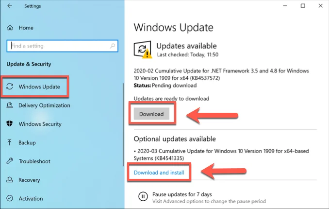 Cách khắc phục lỗi ngoại lệ cửa hàng không mong muốn trong Windows 10 12 Cách khắc phục lỗi ngoại lệ cửa hàng không mong muốn trong Windows 10