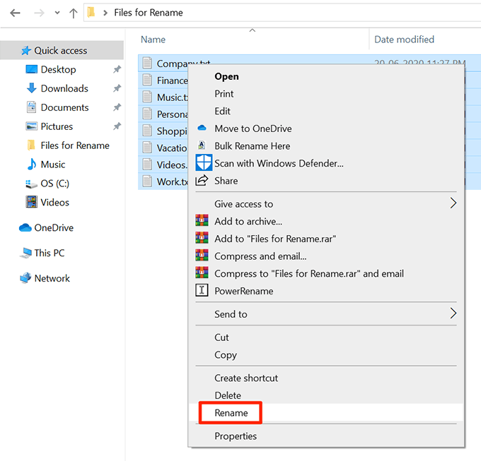 Cách đổi tên hàng loạt tệp trong Windows 10 4 Cách đổi tên hàng loạt tệp trong Windows 10