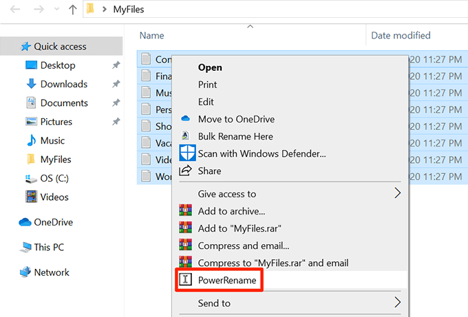 Cách đổi tên hàng loạt tệp trong Windows 10 26 Cách đổi tên hàng loạt tệp trong Windows 10