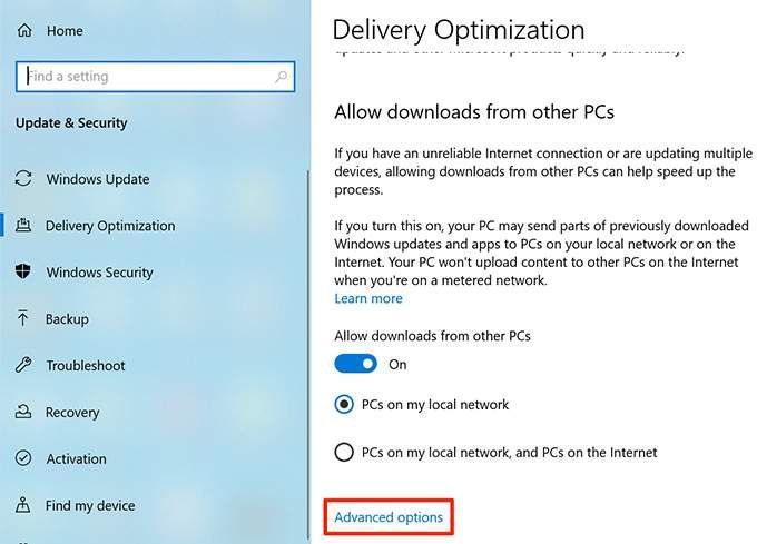 Làm thế nào để có được tốc độ tải lên và tải xuống nhanh hơn trong Windows 10 6 Làm thế nào để có được tốc độ tải lên và tải xuống nhanh hơn trong Windows 10