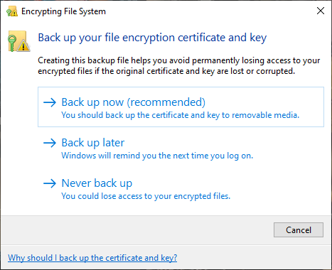 Cách mã hóa và giải mã tệp văn bản trong Windows 10 6 Cách mã hóa và giải mã tệp văn bản trong Windows 10