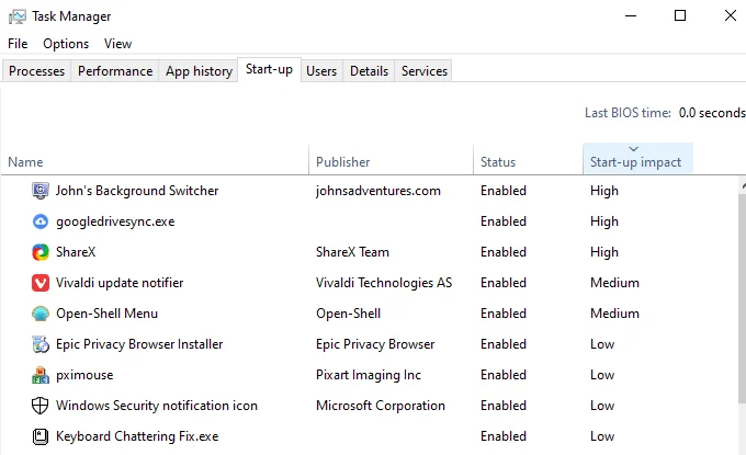 4 cách để tăng tốc thời gian khởi động Windows 10 6 4 cách để tăng tốc thời gian khởi động Windows 10