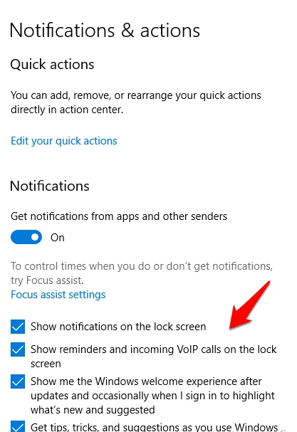 Cách tắt thông báo trong Windows 10 6 Cách tắt thông báo trong Windows 10