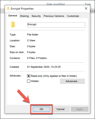 Cách bảo vệ thư mục bằng mật khẩu trong Windows 10 8 Cách bảo vệ thư mục bằng mật khẩu trong Windows 10