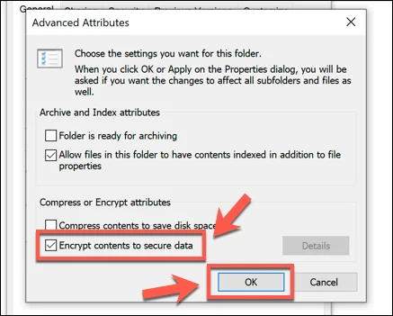 Cách bảo vệ thư mục bằng mật khẩu trong Windows 10 6 Cách bảo vệ thư mục bằng mật khẩu trong Windows 10