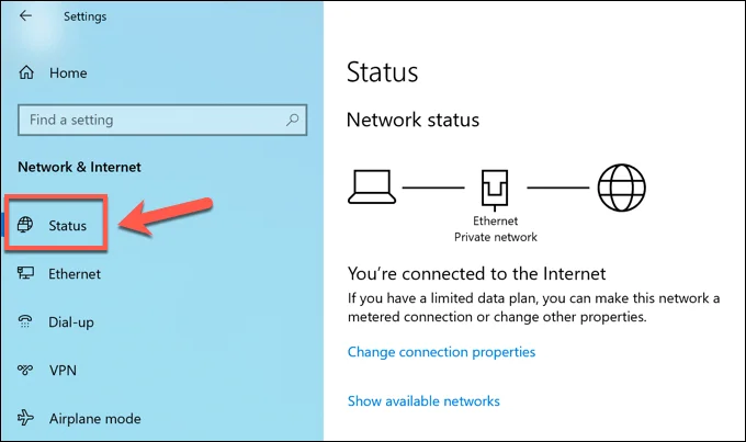 Cách đặt lại cài đặt mạng trong Windows 10 18 Cách đặt lại cài đặt mạng trong Windows 10