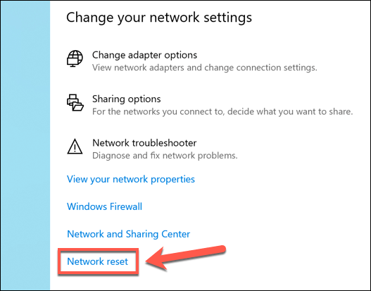 Cách đặt lại cài đặt mạng trong Windows 10 20 Cách đặt lại cài đặt mạng trong Windows 10
