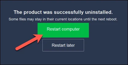 Cách gỡ cài đặt Avast trên Windows 10 14 Cách gỡ cài đặt Avast trên Windows 10