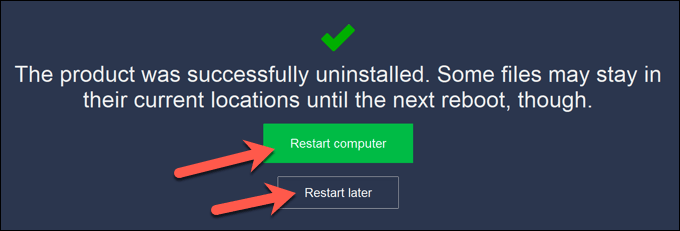 Cách gỡ cài đặt Avast trên Windows 10 26 Cách gỡ cài đặt Avast trên Windows 10