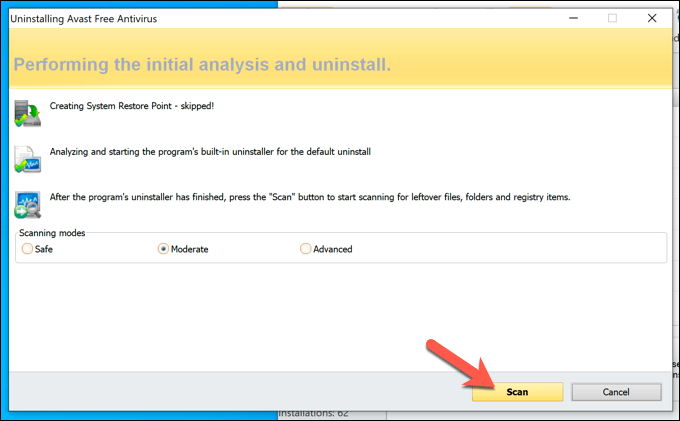 Cách gỡ cài đặt Avast trên Windows 10 32 Cách gỡ cài đặt Avast trên Windows 10