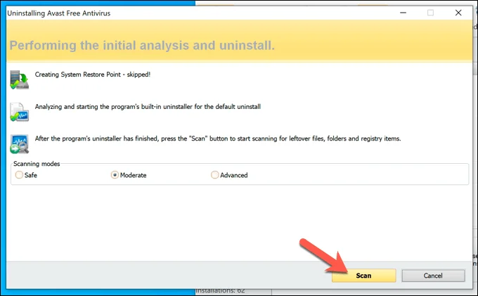 Cách gỡ cài đặt Avast trên Windows 10 32 Cách gỡ cài đặt Avast trên Windows 10
