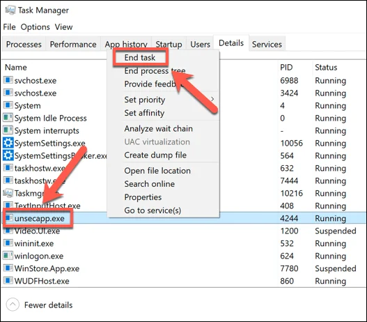 Unsecapp.exe là gì và nó có an toàn không? 20 Unsecapp.exe là gì và nó có an toàn không?