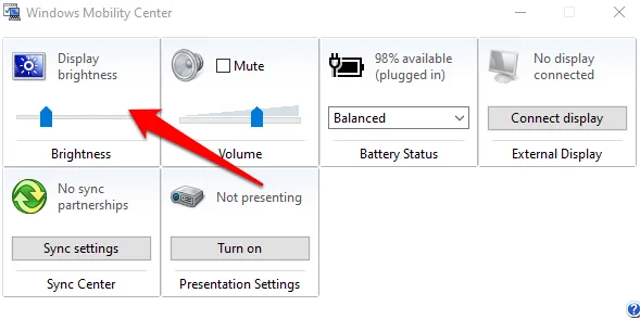 Cách điều chỉnh độ sáng trên Windows 10 16 Cách điều chỉnh độ sáng trên Windows 10