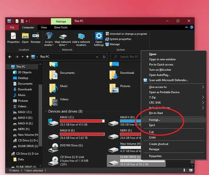 Cách định dạng thẻ SD trên Windows 10 12 Cách định dạng thẻ SD trên Windows 10