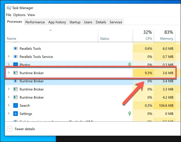 Runtime Broker trong Windows 10 là gì (và nó có an toàn không) 6 Runtime Broker trong Windows 10 là gì (và nó có an toàn không)